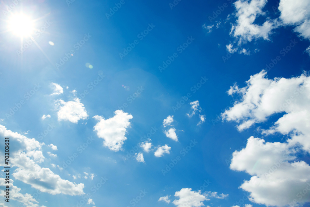 sun and blue sky sun and blue sky