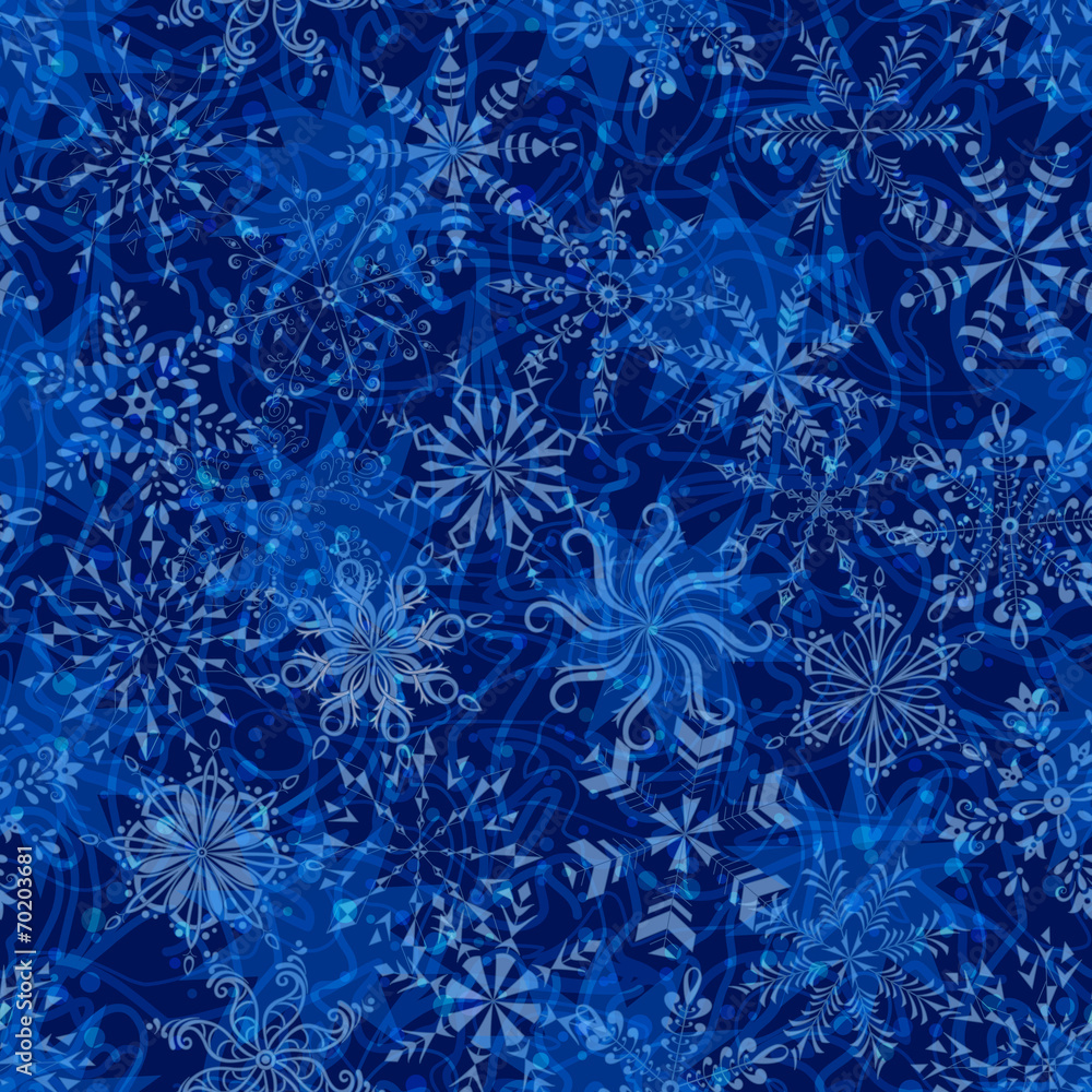 Seamless Christmas pattern with snowflakes Seamless Christmas pattern with snowflakes