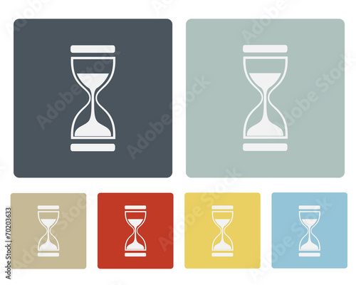 Hourglass,Sand Clock Icon Symbol