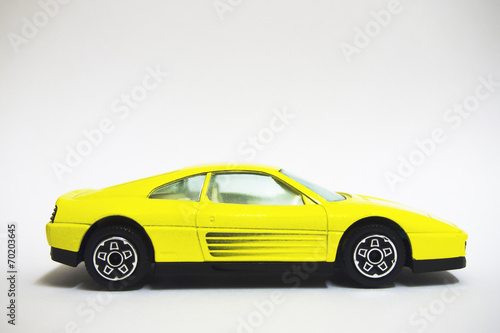 Yellow Sports Car