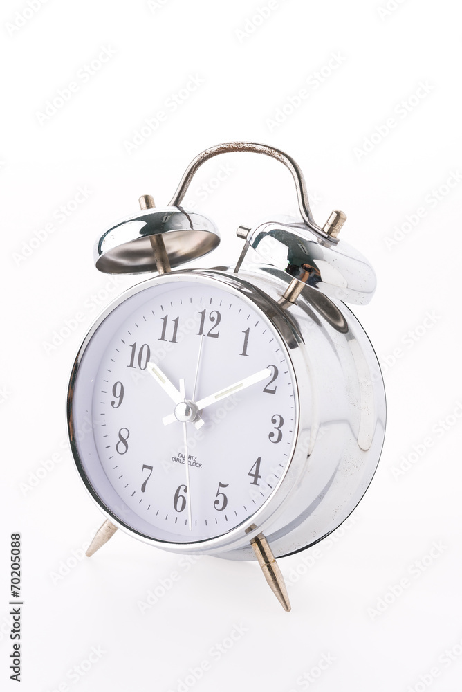 Clock isolated on white background Clock isolated on white background
