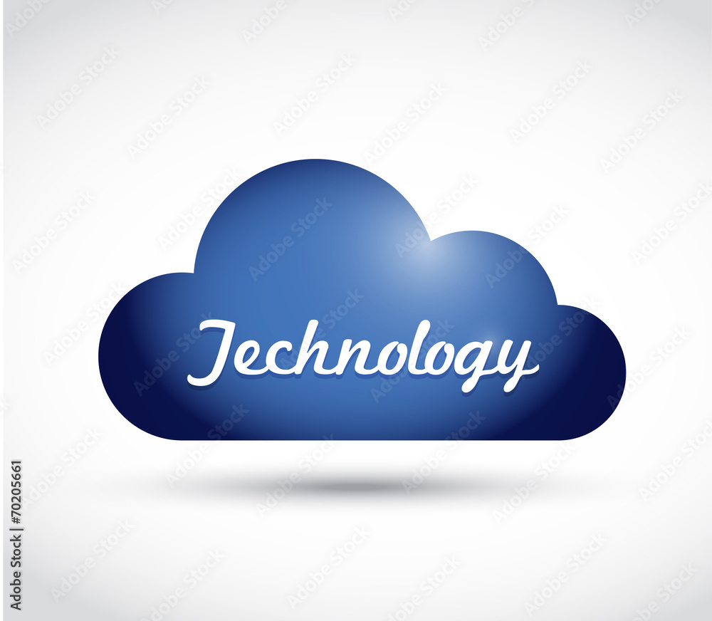 cloud computing technology illustration design cloud computing technology illustration design