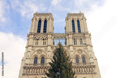 Notre Dame de Paris Xmas View