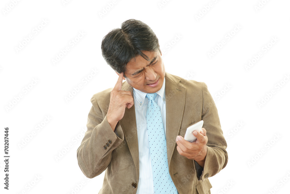 苦悩するビジネスマン