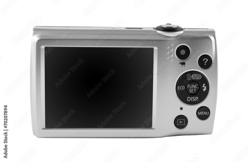 Digital camera isolated on white background Digital camera isolated on white background