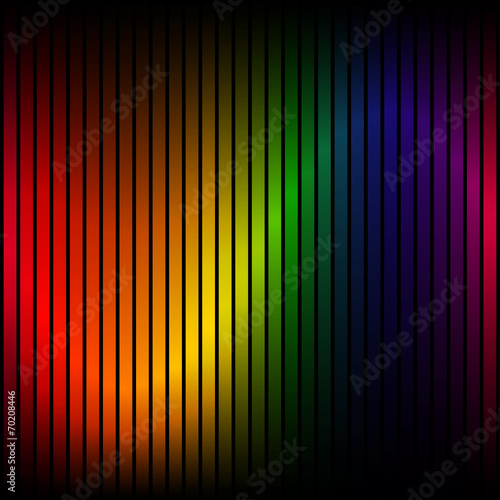 Hintergrund Streifen bunt auf schwarz