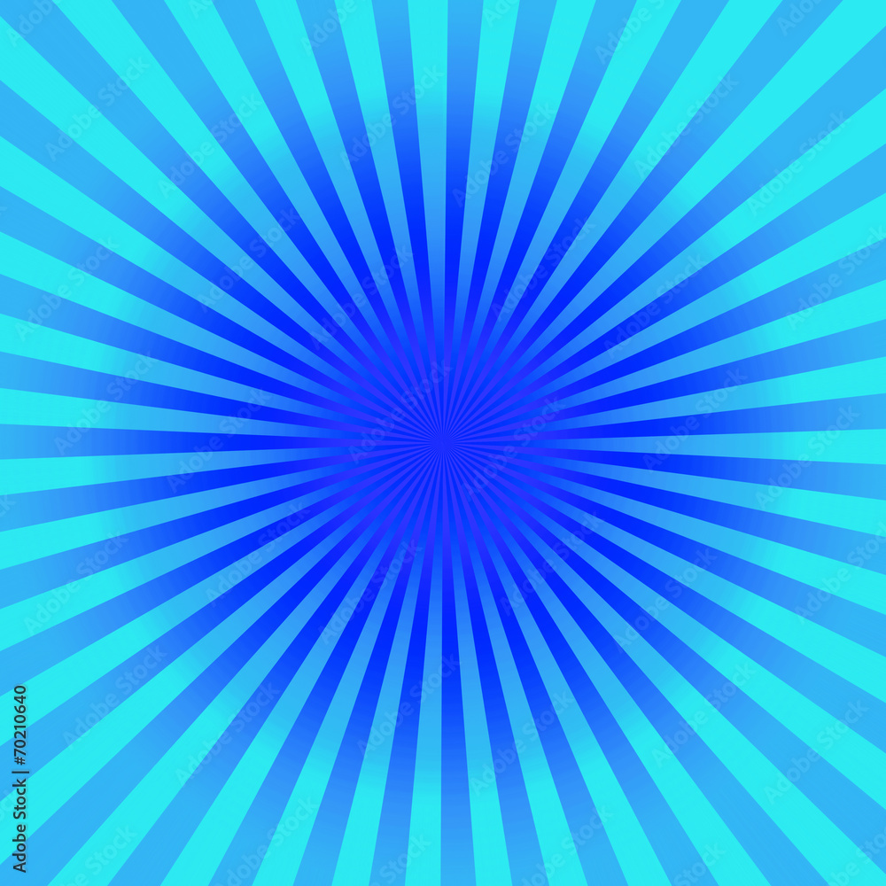 Blue Sun Sunburst Pattern Blue Sun Sunburst Pattern