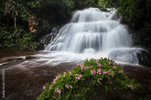 Mhundaeng waterfall Phu Hin Rong Kla National Park  Phitsanulok