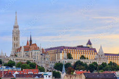 View with Matthias Church in Budapest, Hungary