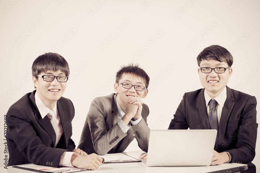 Successful business meeting with a group of people. Isolated on Successful business meeting with a group of people. Isolated on