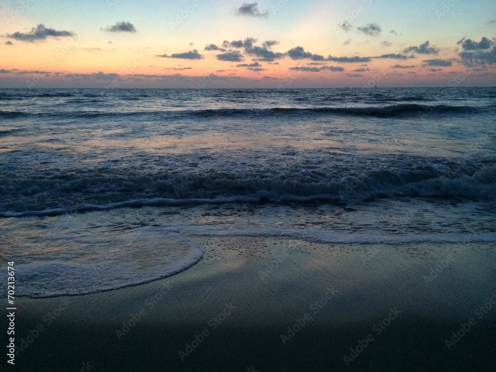 Fototapeta premium beach sea sunset