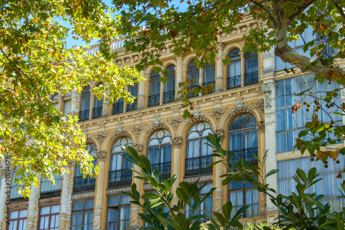 Wallpaper Mural Art Nouveau style facade building Torontodigital.ca