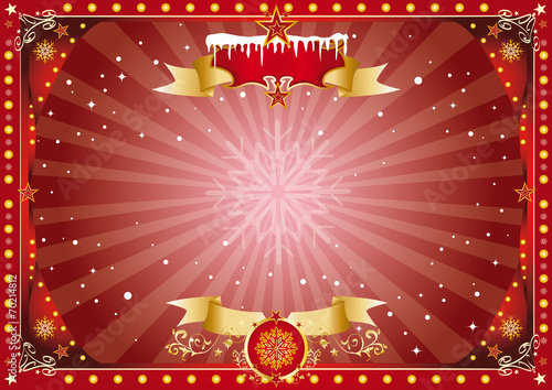 horizontal christmas background