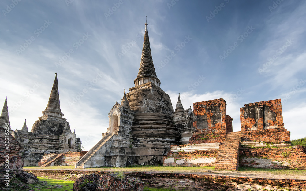 Fototapeta premium Ayutthaya Thailand - ancient city and historical place. Wat Phra