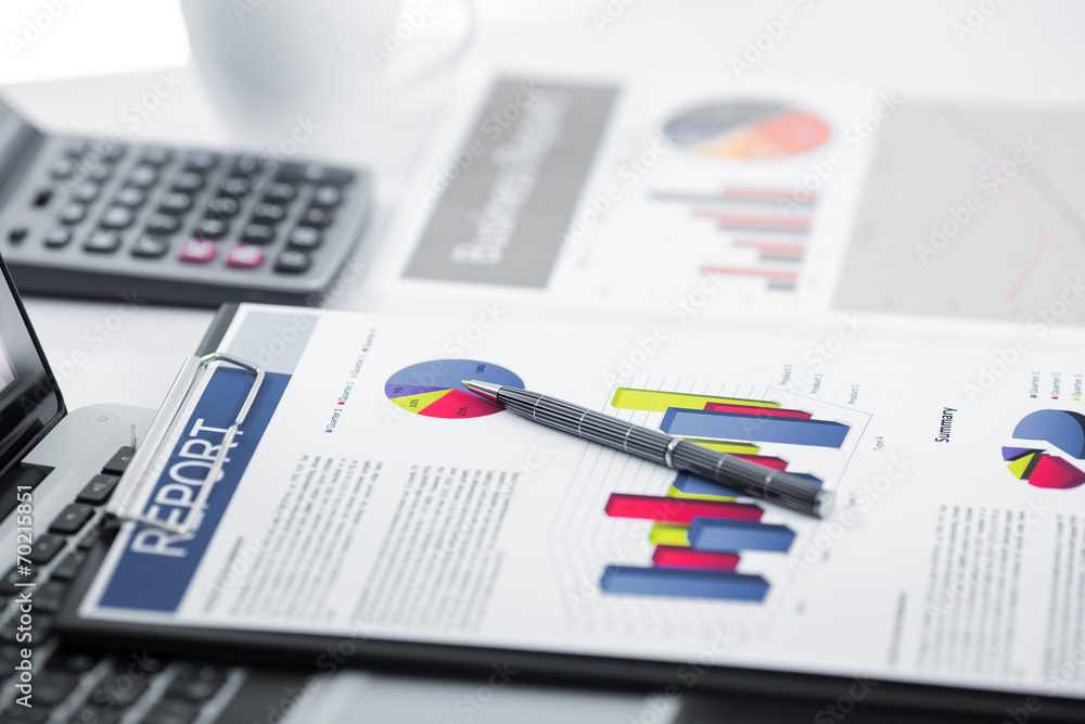 Businessman analyzing investment charts with laptop. Accounting Businessman analyzing investment charts with laptop. Accounting