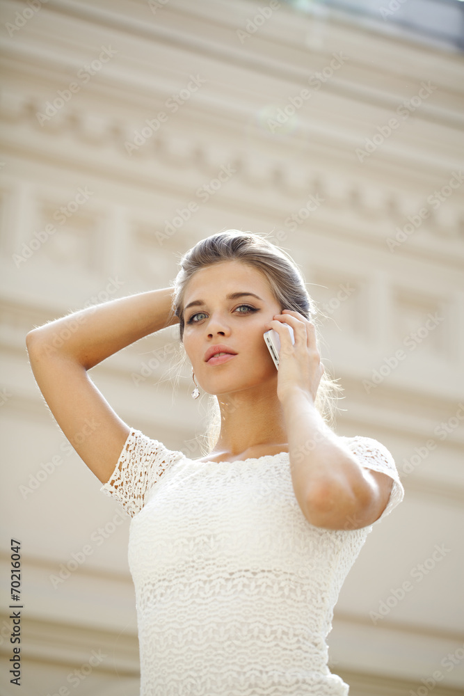 Portrait of a beautiful young lady out shopping Portrait of a beautiful young lady out shopping