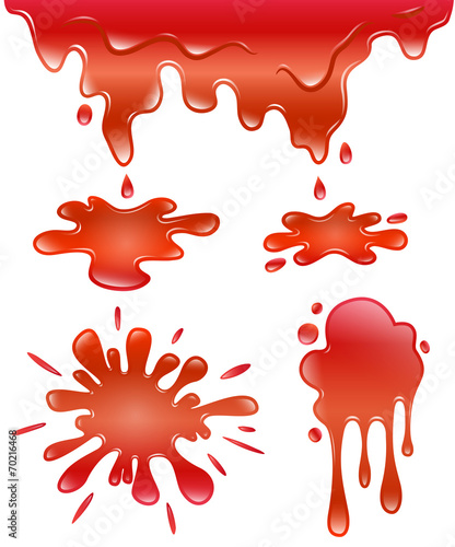 Blood Drops, Blood Splatter