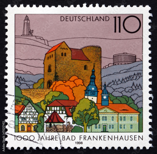 Postage stamp Germany 1998 Bad Frankenhausen, Thuringia photo