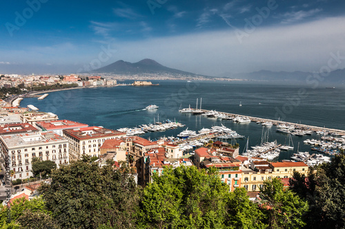 Panorama of Naples with Mount Vesuvius and the Bay
