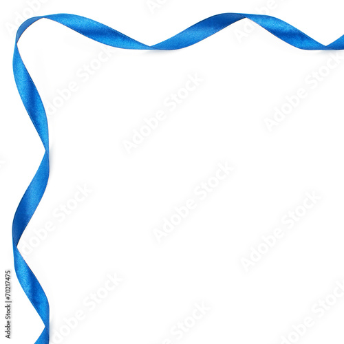 Blue ribbon border