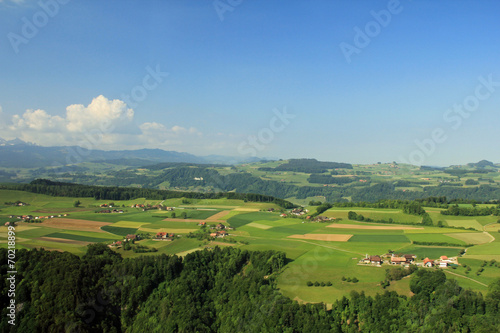 luftaufnahme bern mittelland  schweiz