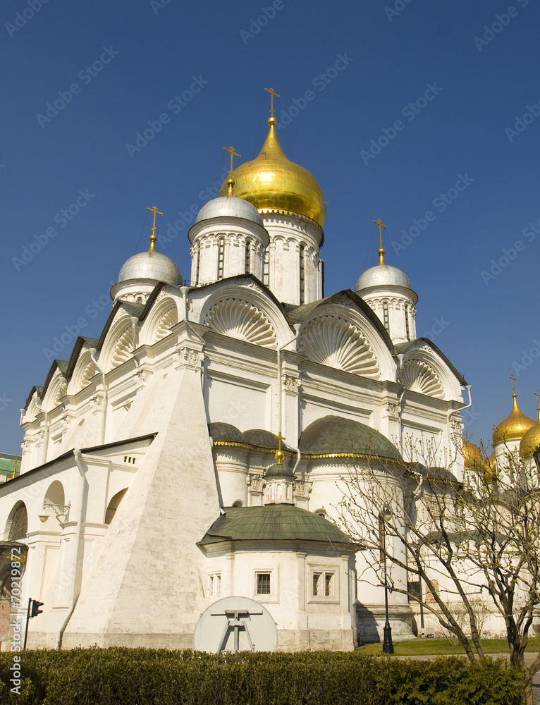 Moscow, Arkhangelskiy cathedral in Kremlin
