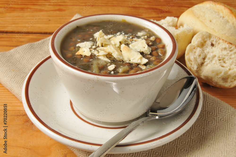 Cup of lentil soup Cup of lentil soup