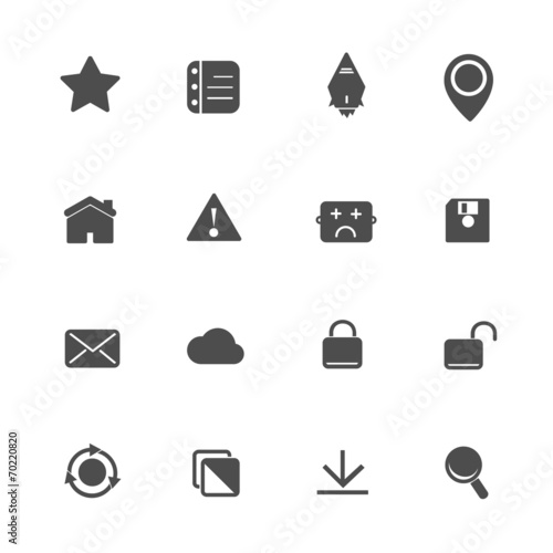 Web Application Icons Set photo