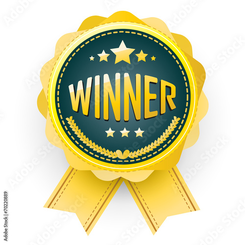 Gold Award, labels ribbon d...