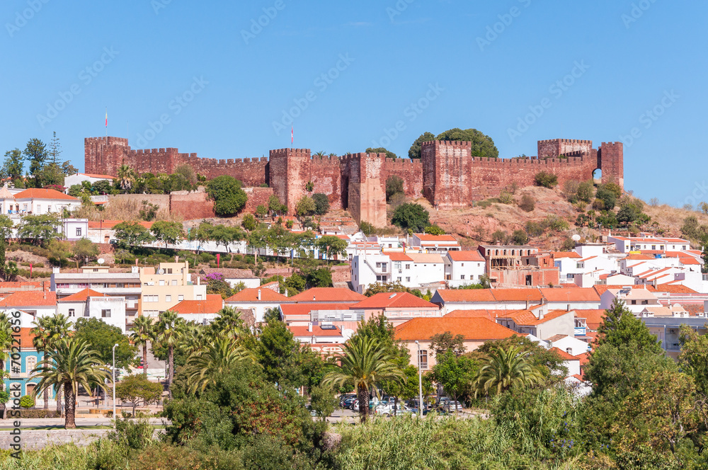 Panorama of Silves in Portugal