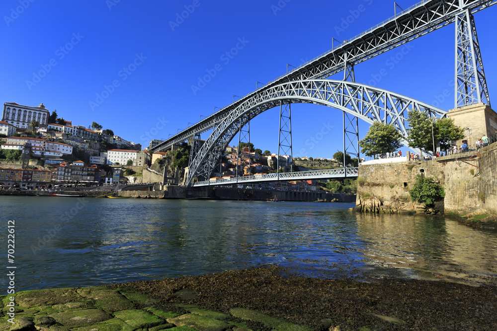 Porto View with D. Luis Bridge, Portugal