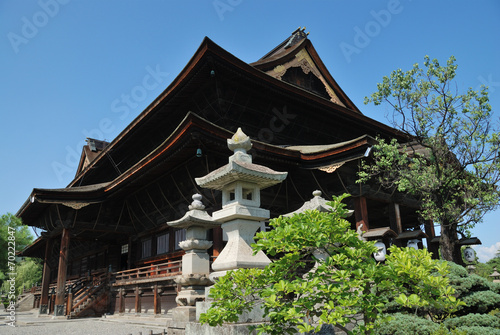 Main hall of Zenko-ji temple in Nagano, Japan © PlanetEarthPictures