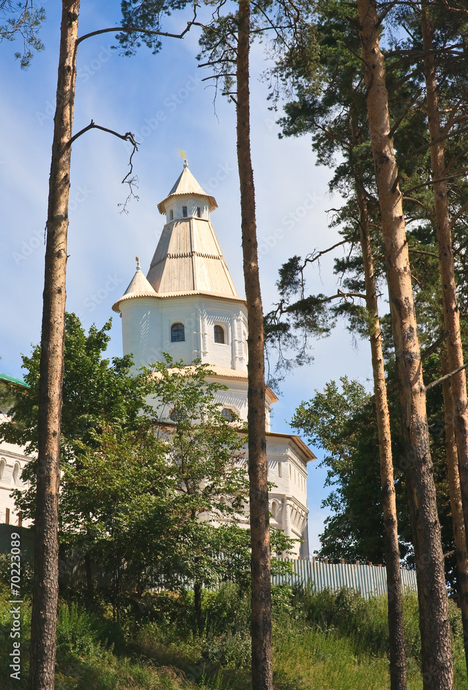 Gethsemane tower. Great monasteries of Russia. New Jerusalem mo Gethsemane tower. Great monasteries of Russia. New Jerusalem mo