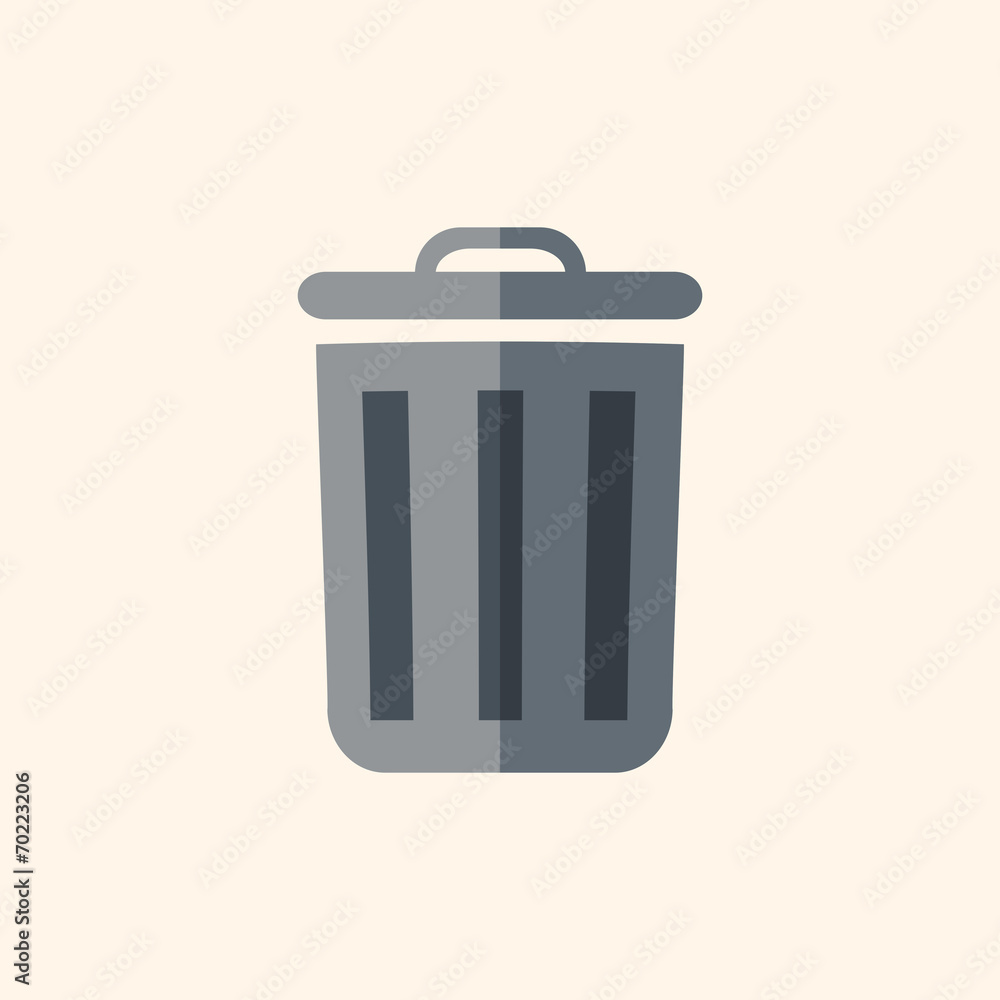 Recycle Bin Flat Icon Recycle Bin Flat Icon