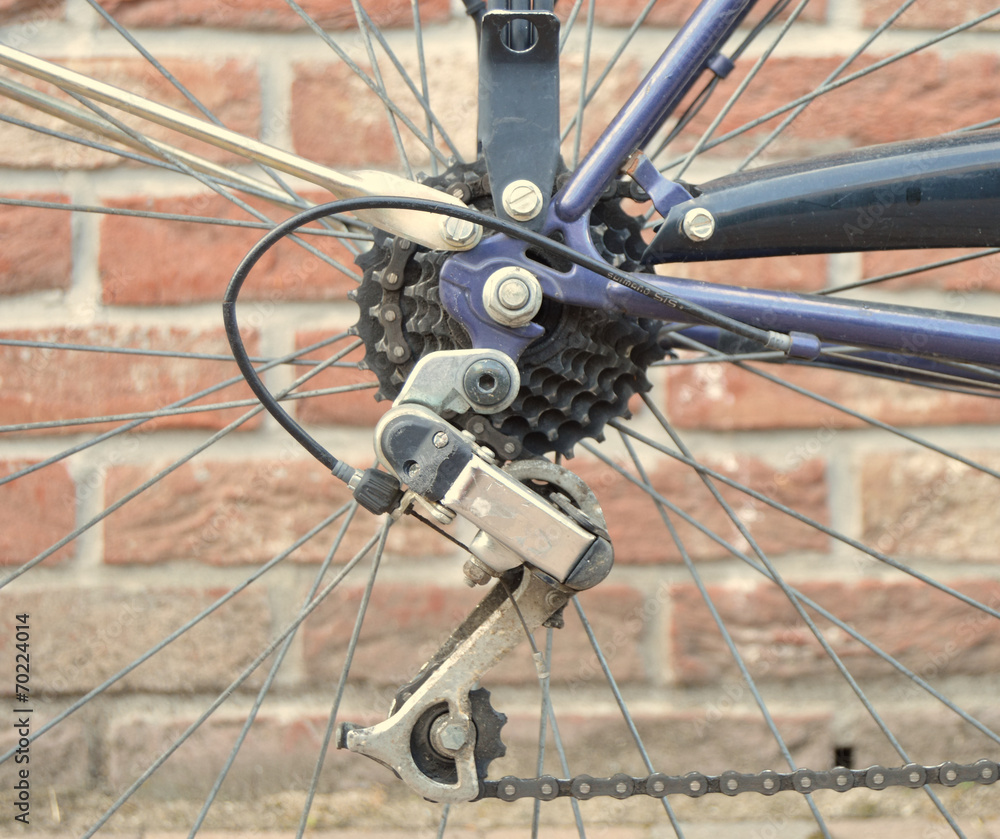 Fototapeta premium Gear system of bike
