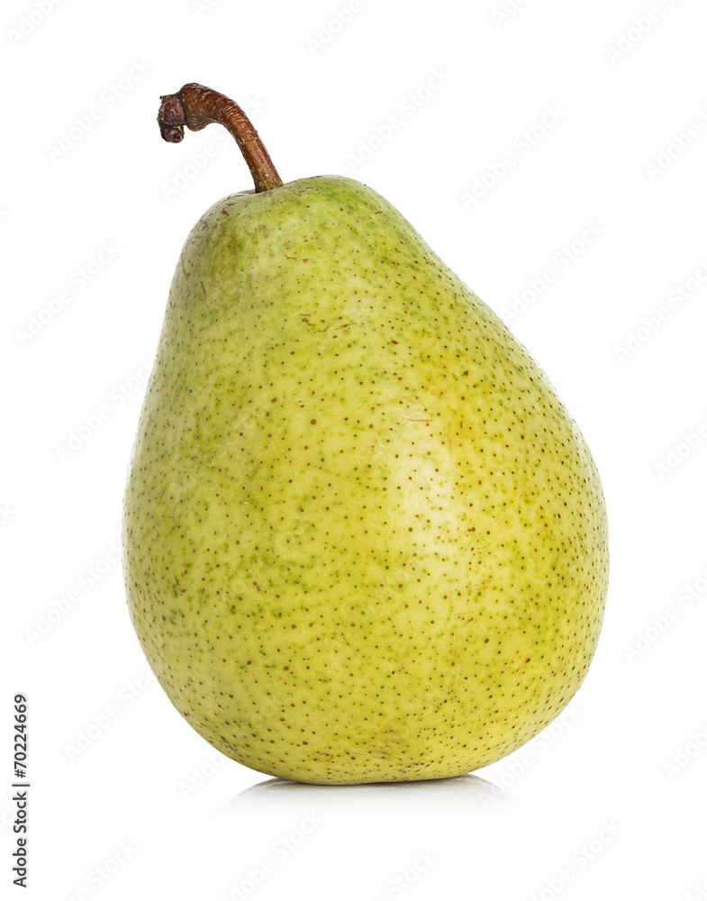 pears isolated on white background