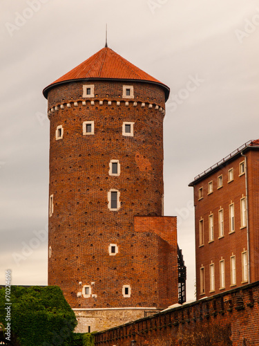 Sandomierska Tower on Wawel Castle in Krakow #70224696