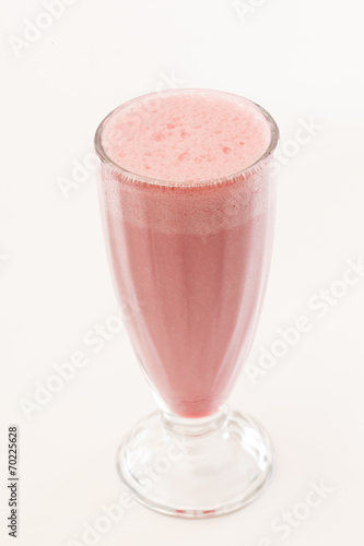 strawberry milk cocktail