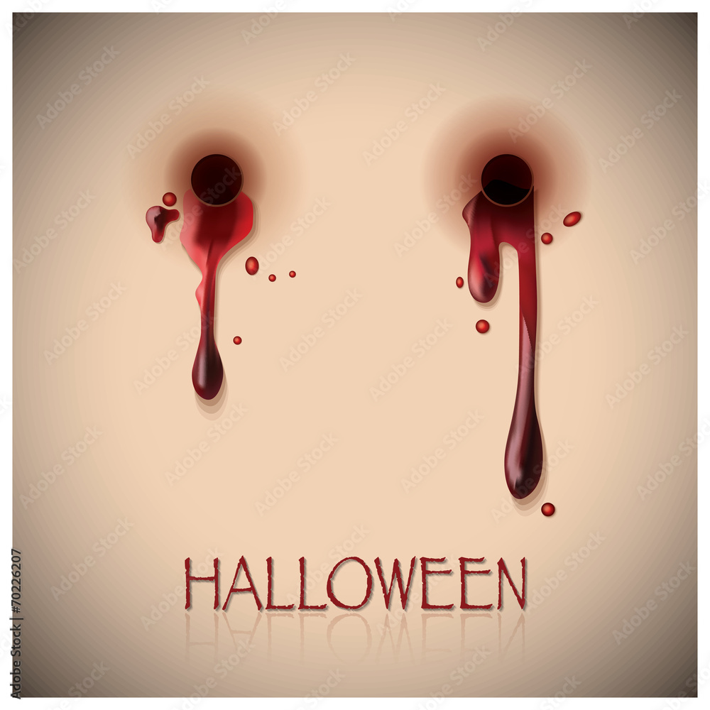 Obraz premium Halloween Festival Bite And Blood Background