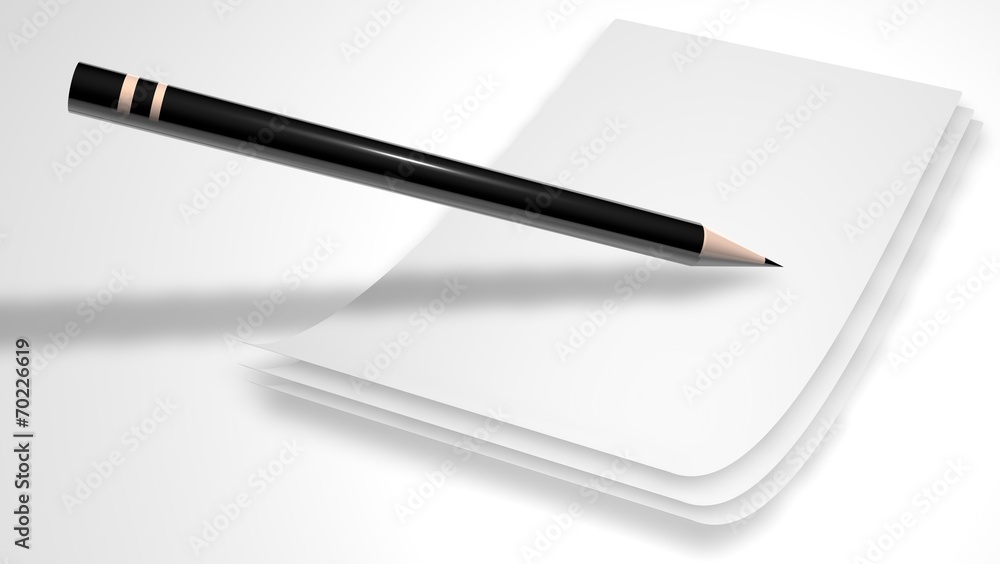 papier et un crayon papier et un crayon