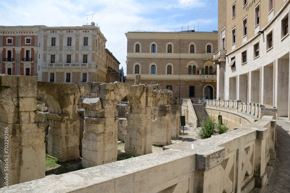 Fototapeta premium St. Oronzo plaza in Lecce