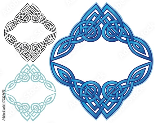 Celtic knot border