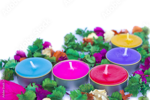 Scented candles  very clorfull