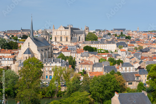 Poitiers in summer photo