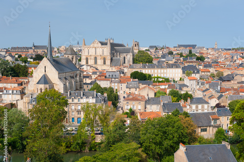 Poitiers in summer
