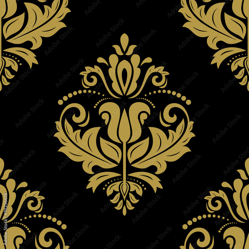 Orient Seamless Vector Pattern. Abstract Background