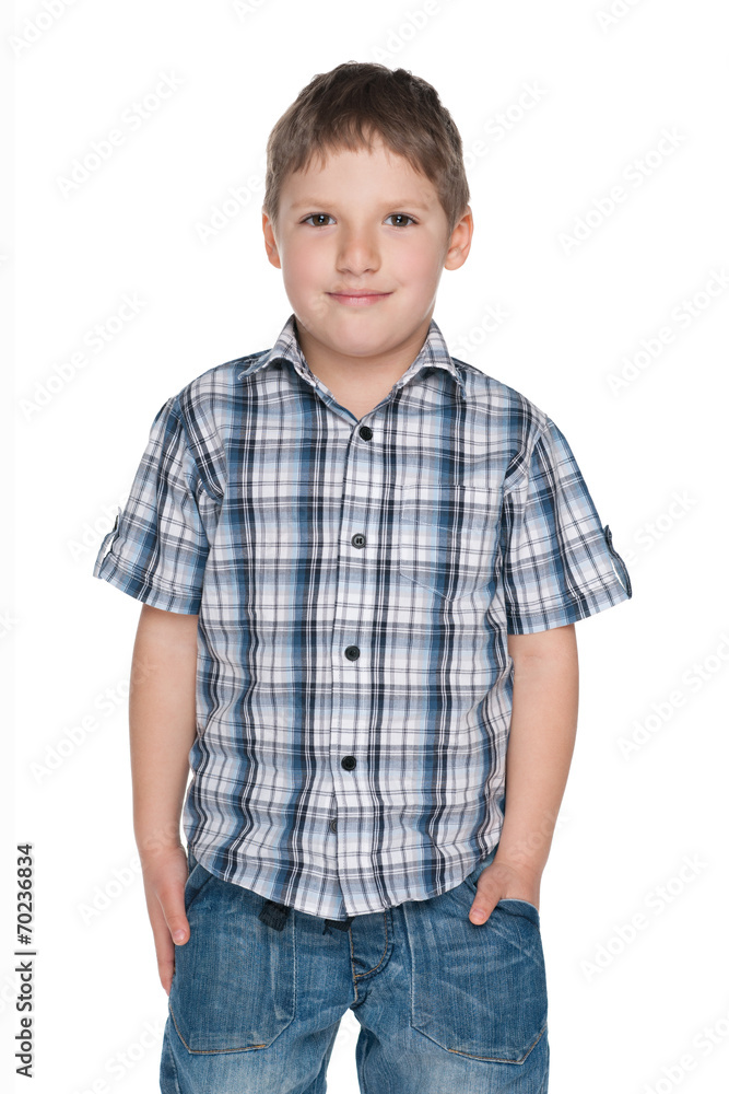 Portrait of a smiling young boy Portrait of a smiling young boy