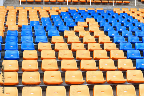 Stadium seats for sport football