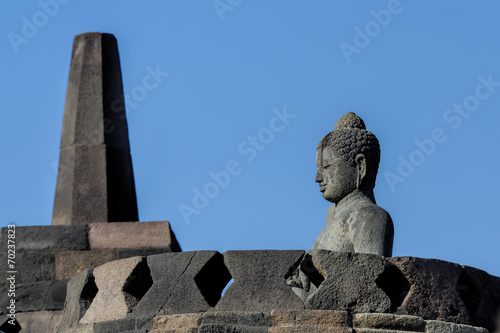Borobudur in Java in Indonesia