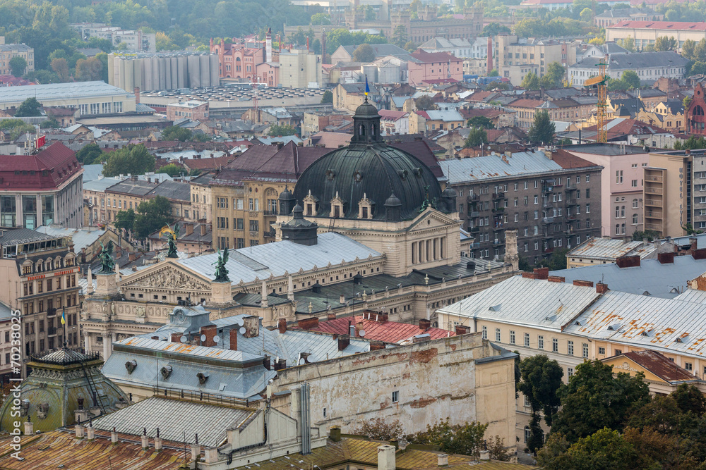 A roofs of Lviv